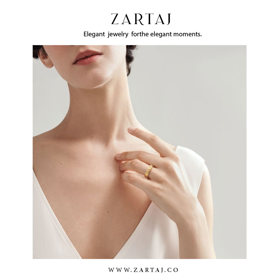 حلقه طلا مردانه طرح تیفانی کد htmt24