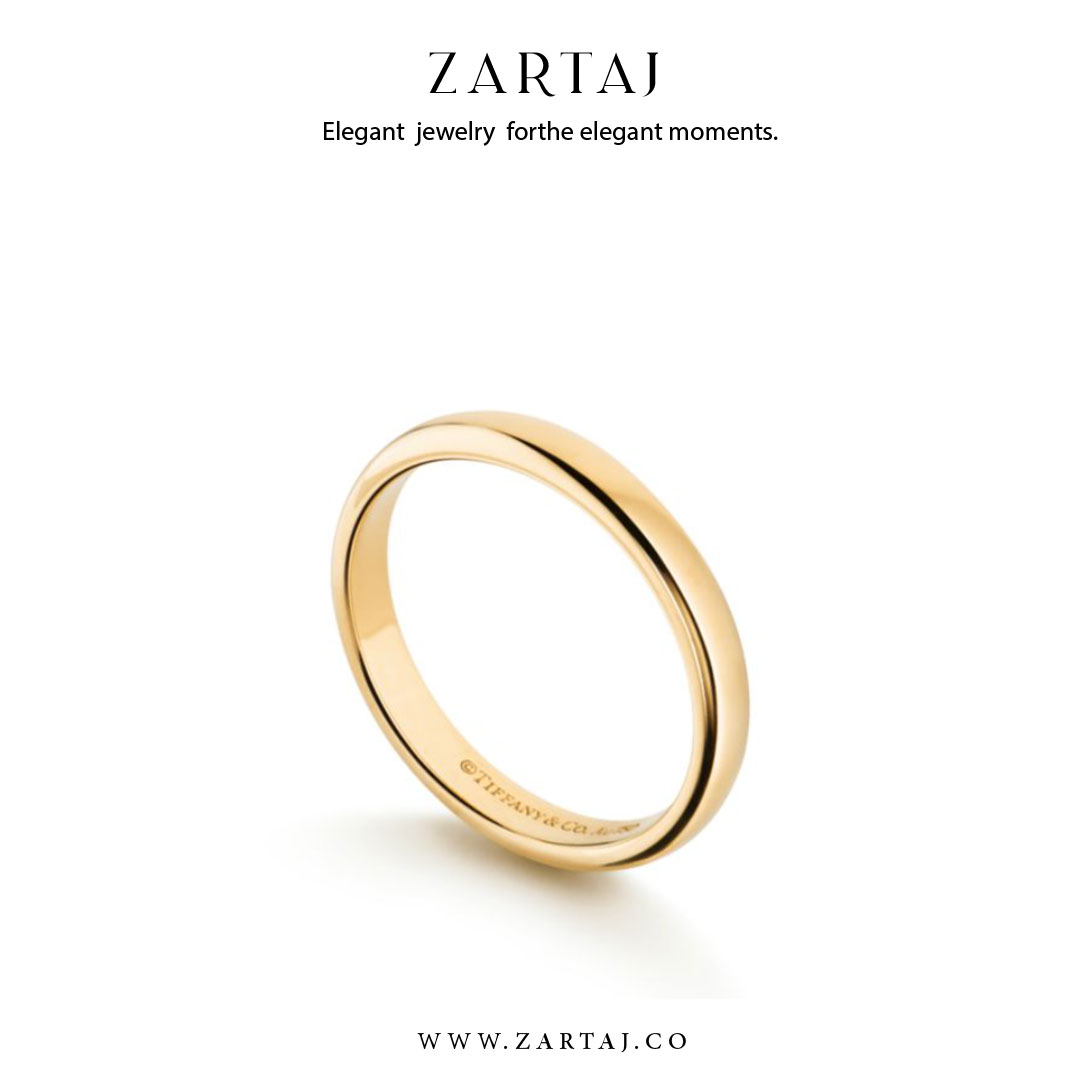 حلقه طلا مردانه طرح تیفانی کد htmt25