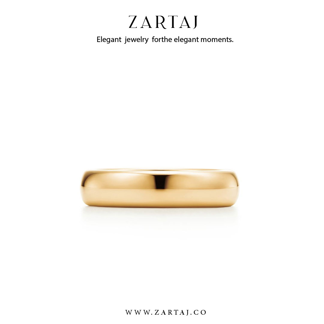 حلقه طلا مردانه طرح تیفانی کد htmt26