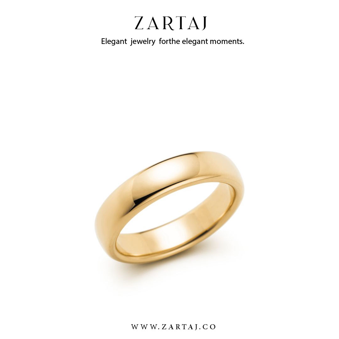 حلقه طلا مردانه طرح تیفانی کد htmt26