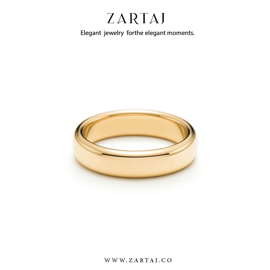 حلقه طلا مردانه طرح تیفانی کد htmt26