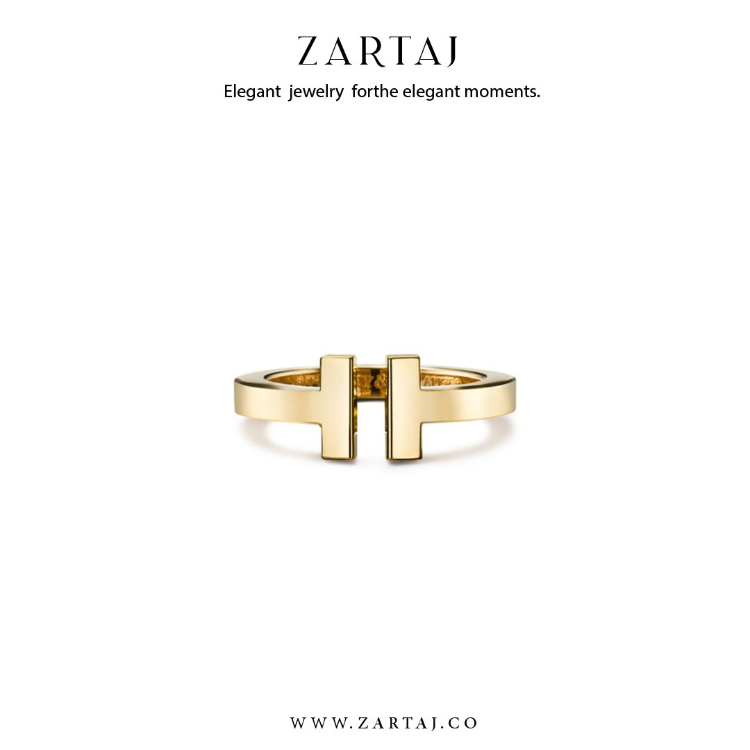 حلقه طلا مردانه طرح تیفانی کد htmt22
