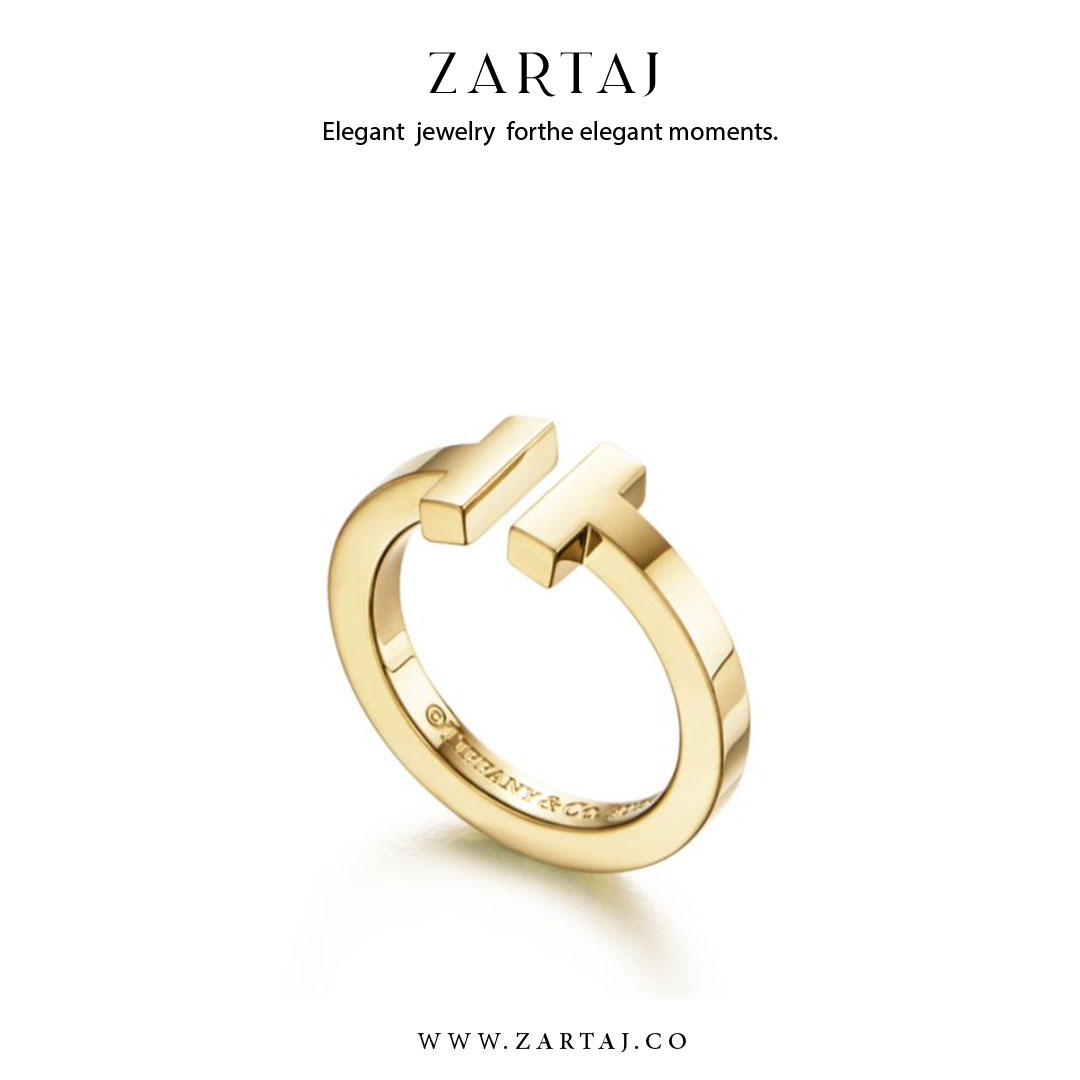 حلقه طلا مردانه طرح تیفانی کد htmt22
