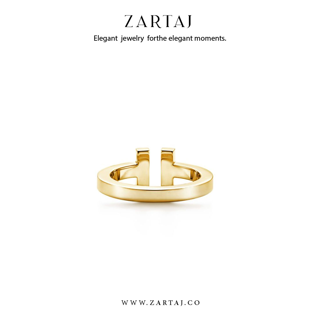حلقه طلا مردانه طرح تیفانی کد htmt22