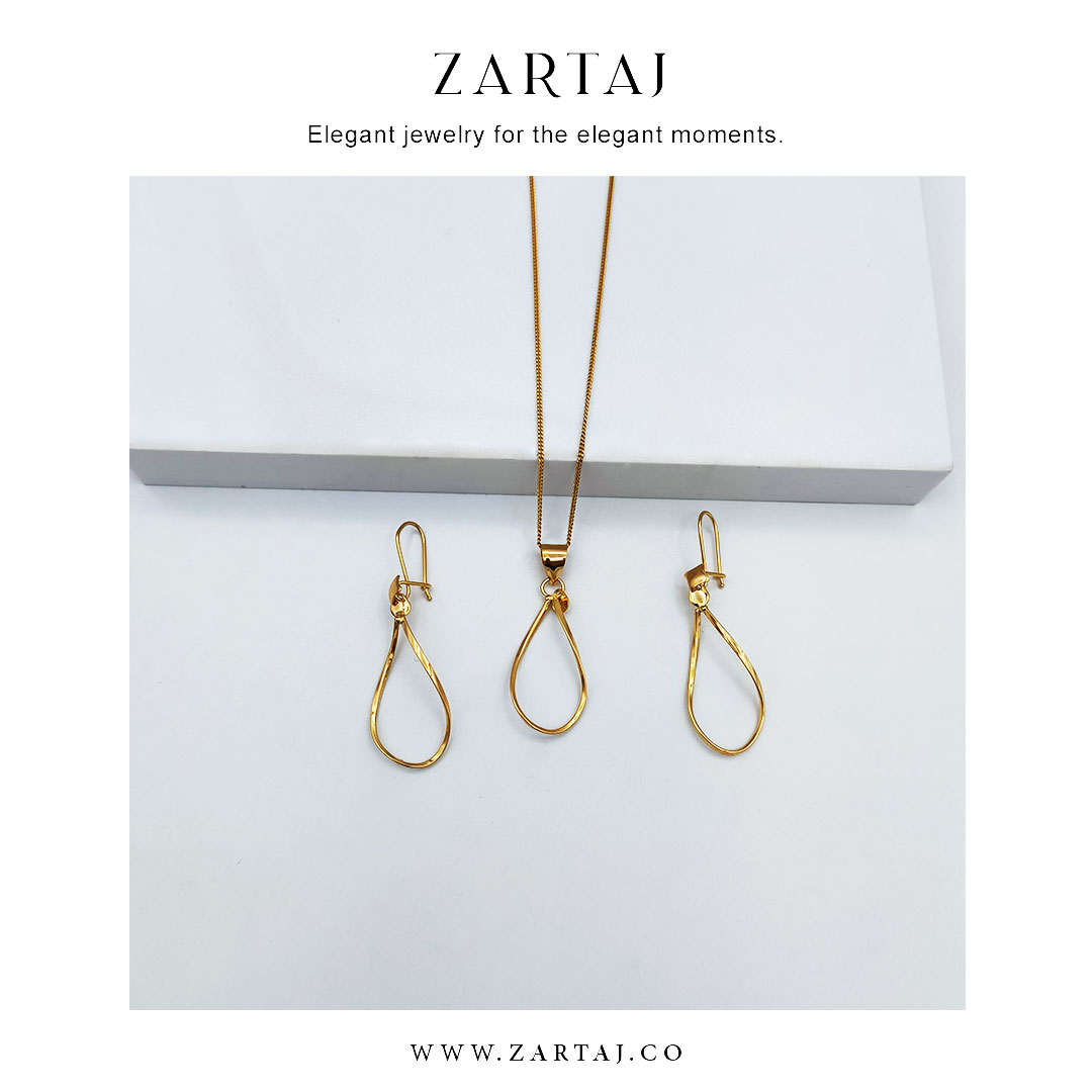 نیم ست طلا کاترینا زرتاج کد nstkz۰6
