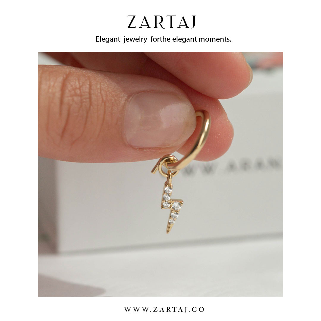 گوشواره طلا زرتاج کد gtz۰۴4