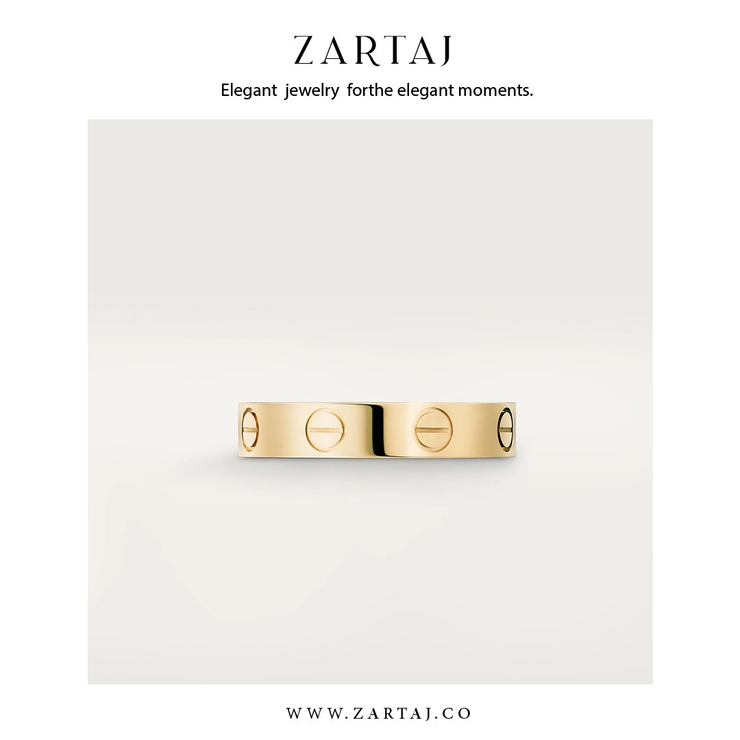 حلقه کارتیه طرح عشق کد cr01