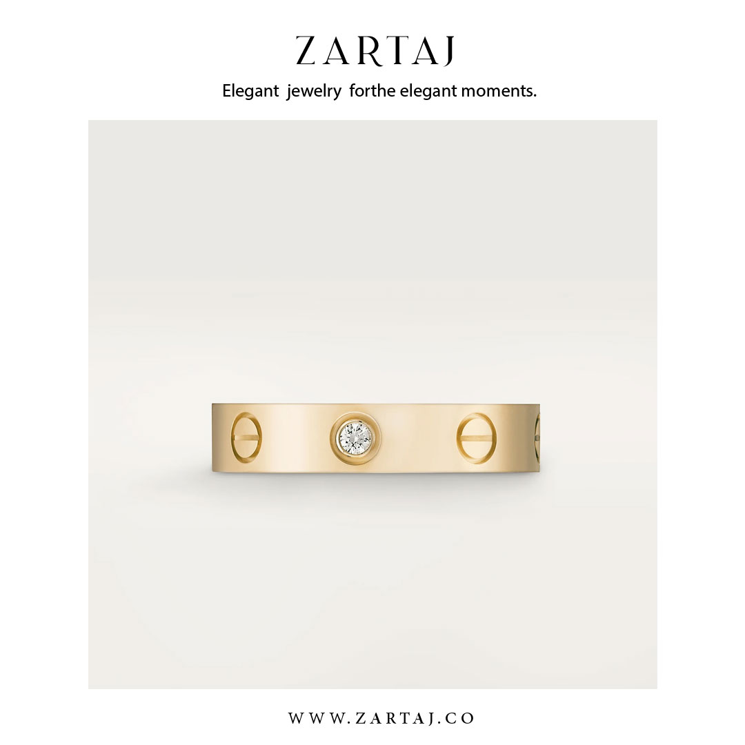 حلقه کارتیه طرح عشق کد cr02