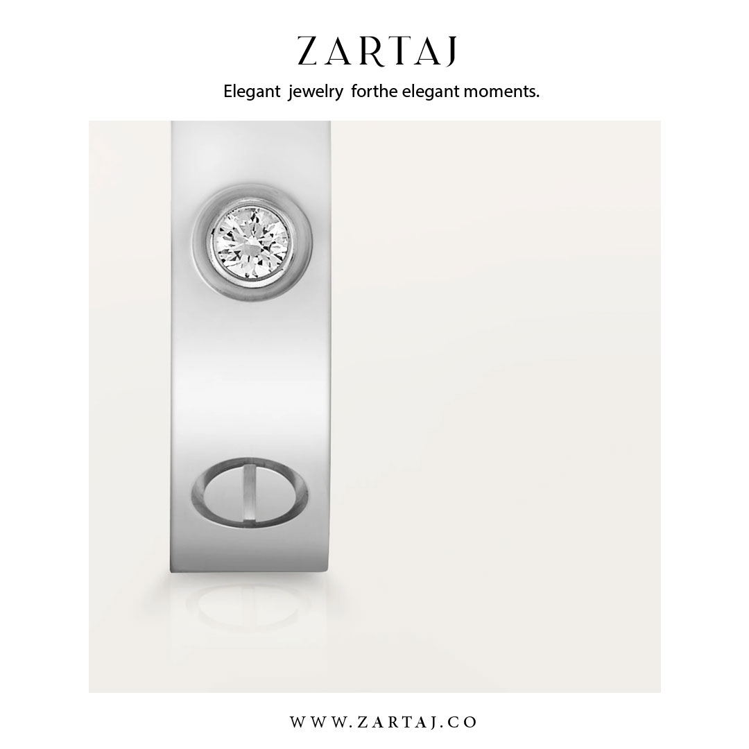 حلقه کارتیه طرح عشق کد cr02