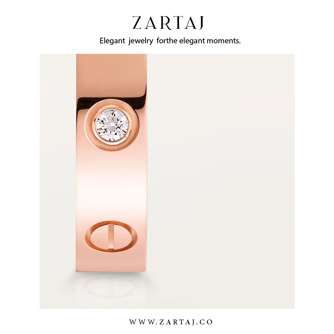 حلقه کارتیه طرح عشق کد cr02