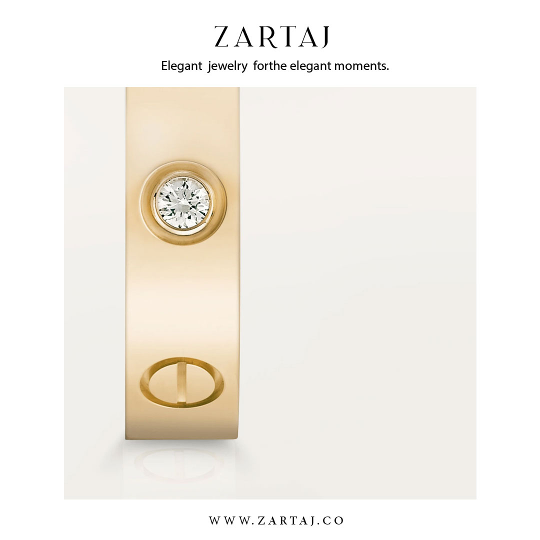 حلقه کارتیه طرح عشق کد cr02