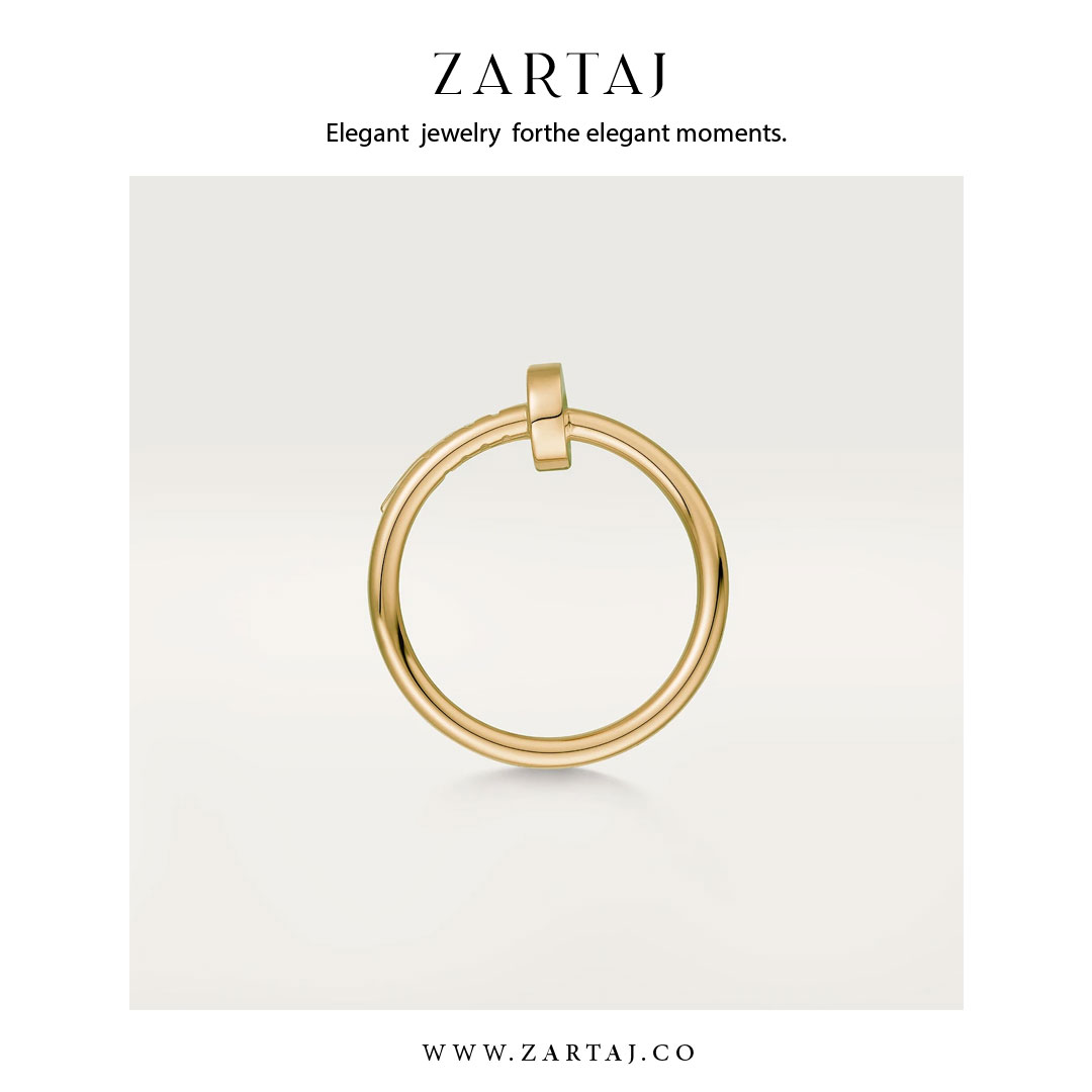 حلقه کارتیه طرح میخ کد cr012